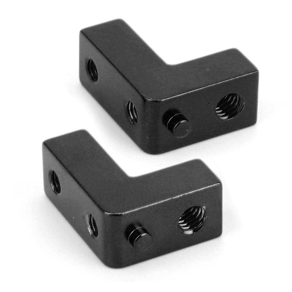 2pcs Servo Plate Aluminum Alloy Servo Mount Fit For Rgt 136100 1/10 Rc Carblack 680023bl