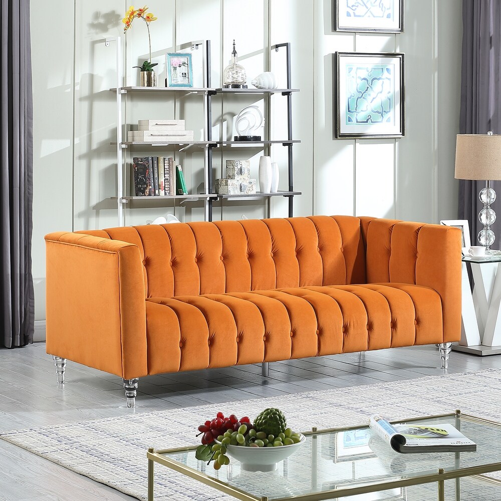 Modern and beautiful sofa with acrylic leg