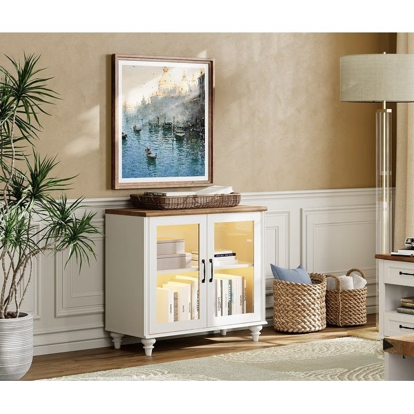 White Dresser for Bedroom， 3-in-1 Chest of Drawers Storage Cabinet - - 37744501