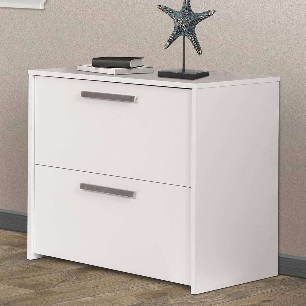 Alaska White Lateral File Cabinet AK4500LFWW