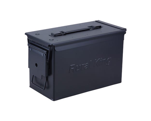 Black Metal Ammo Can - .50 Cal. (M2A1BLK)