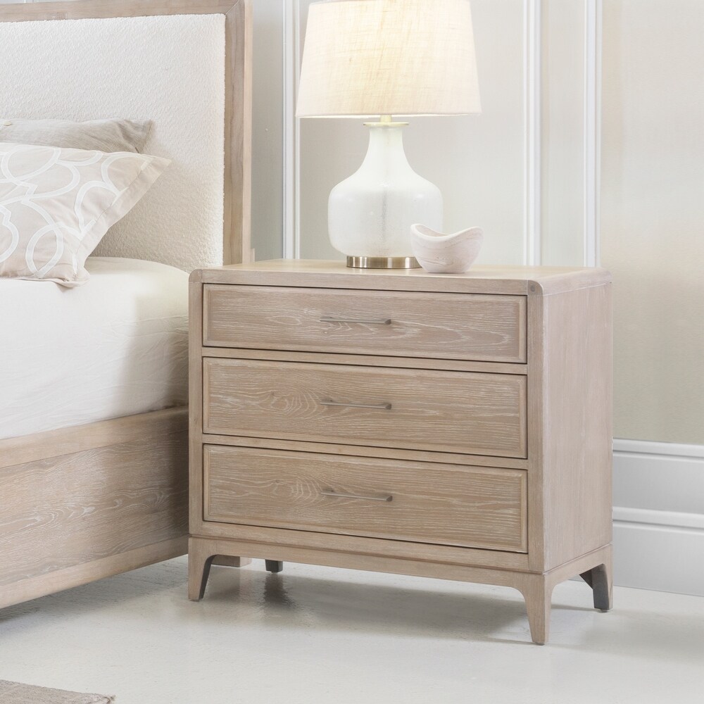 Bodhi 3 drawer Nightstand with USB