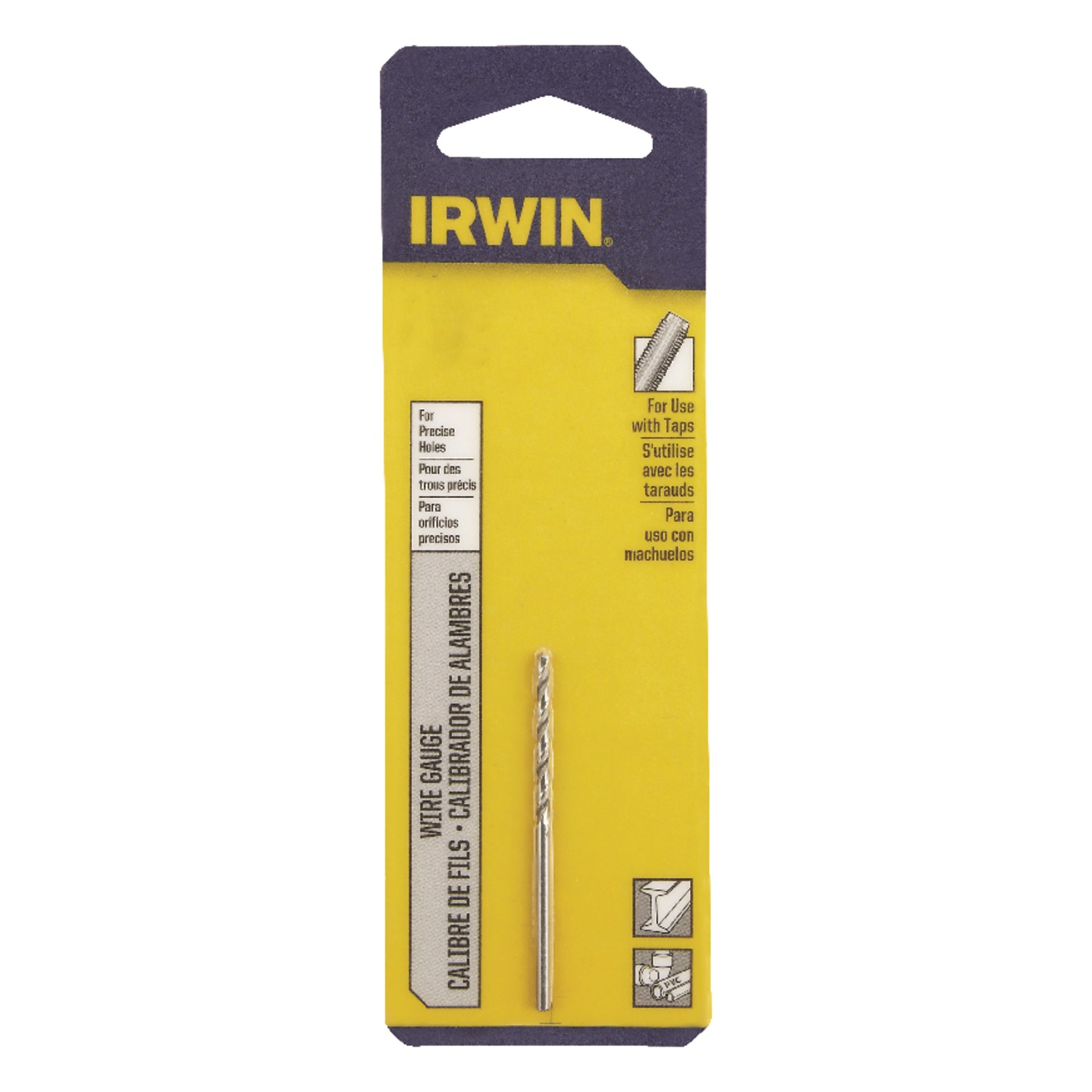 Irwin #50 X 2 in. L High Speed Steel Jobber Length Wire Gauge Bit 1 pk