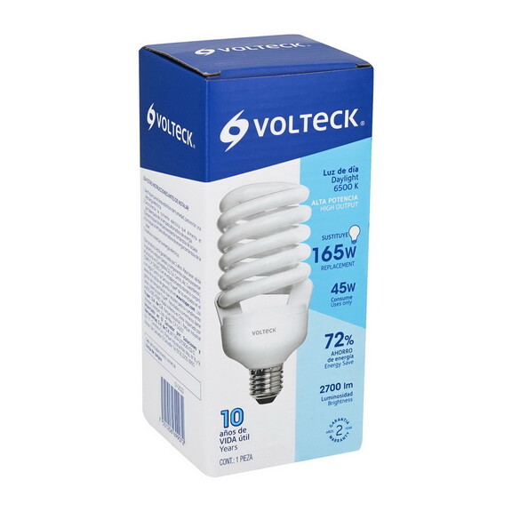 Volteck 46828 Spiral CFL Light Bulbs  High Output