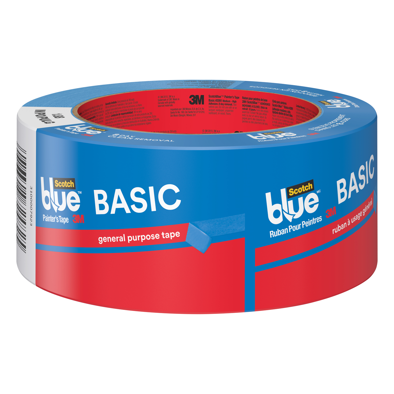 ScotchBlue 2 in. W X 60 yd L Blue Medium Strength Painter\u0027s Tape 1 pk