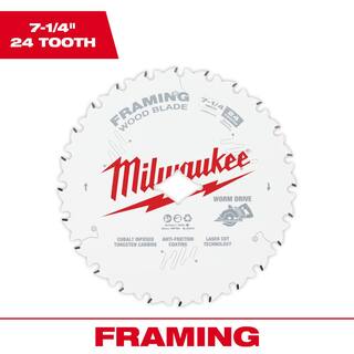 MW 7-14 in. 24 TPI Tungsten Carbide Wood Cutting Framing Circular Saw Blade (25-Pack) 48-40-1723