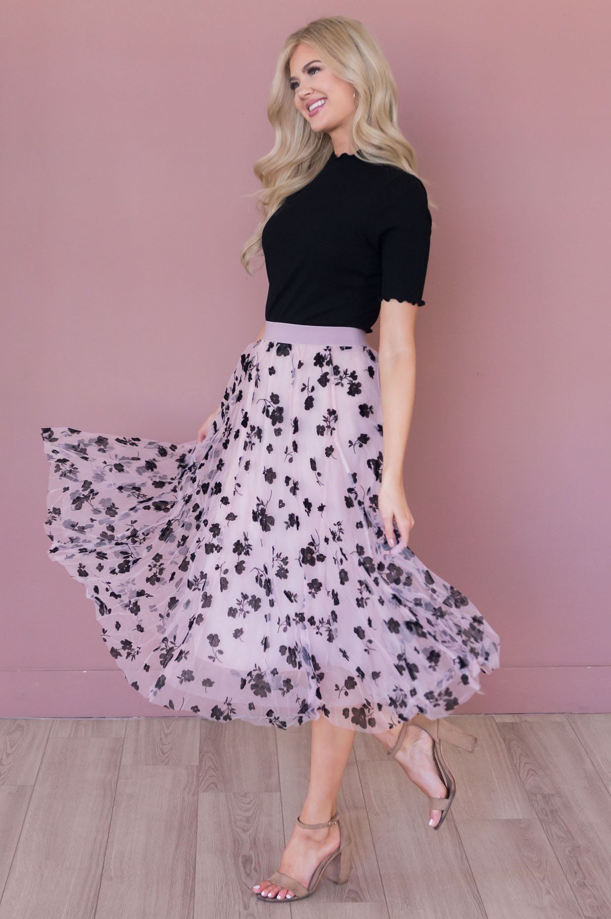 Forever Love Song Modest Tulle Skirt