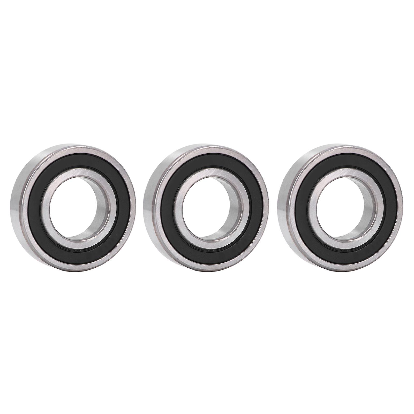 3pcs Deep Groove Ball Bearing Rubber Seal Accessory Set Kit For Equipment Machine6207