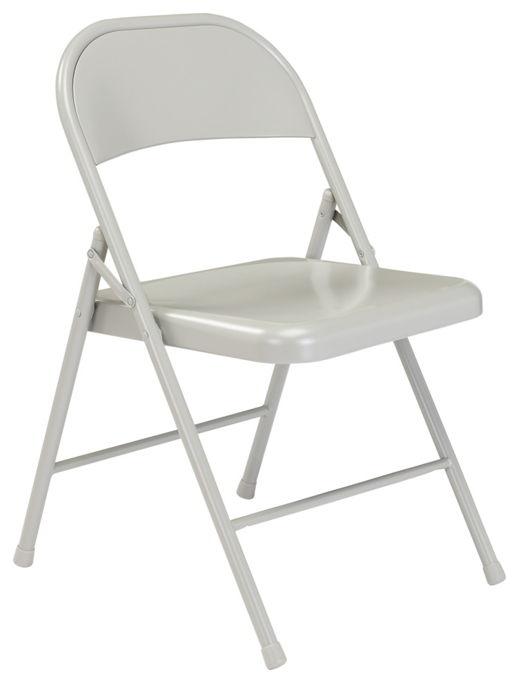 Commercialine  Steel Folding Chair  Set of 4   Contemporary   Folding Chairs And Stools   by National Public Seating  Houzz