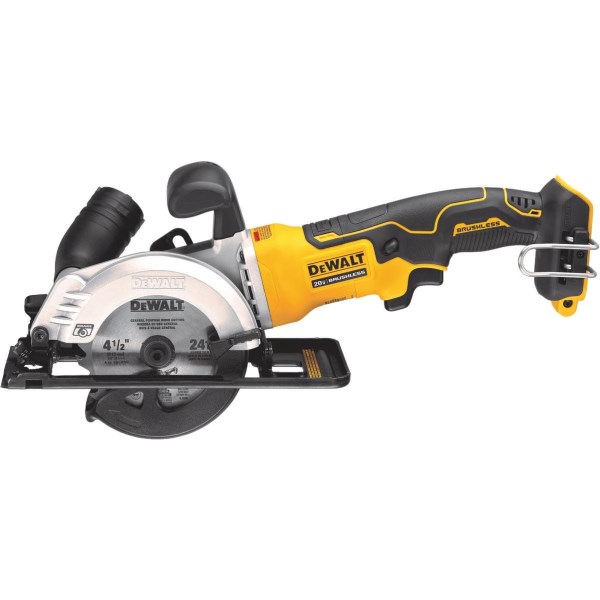 DEWALT ATOMIC 20-Volt MAX Lithium-Ion Brushless 4-1/2 In. Cordless Circular Saw (Bare Tool)