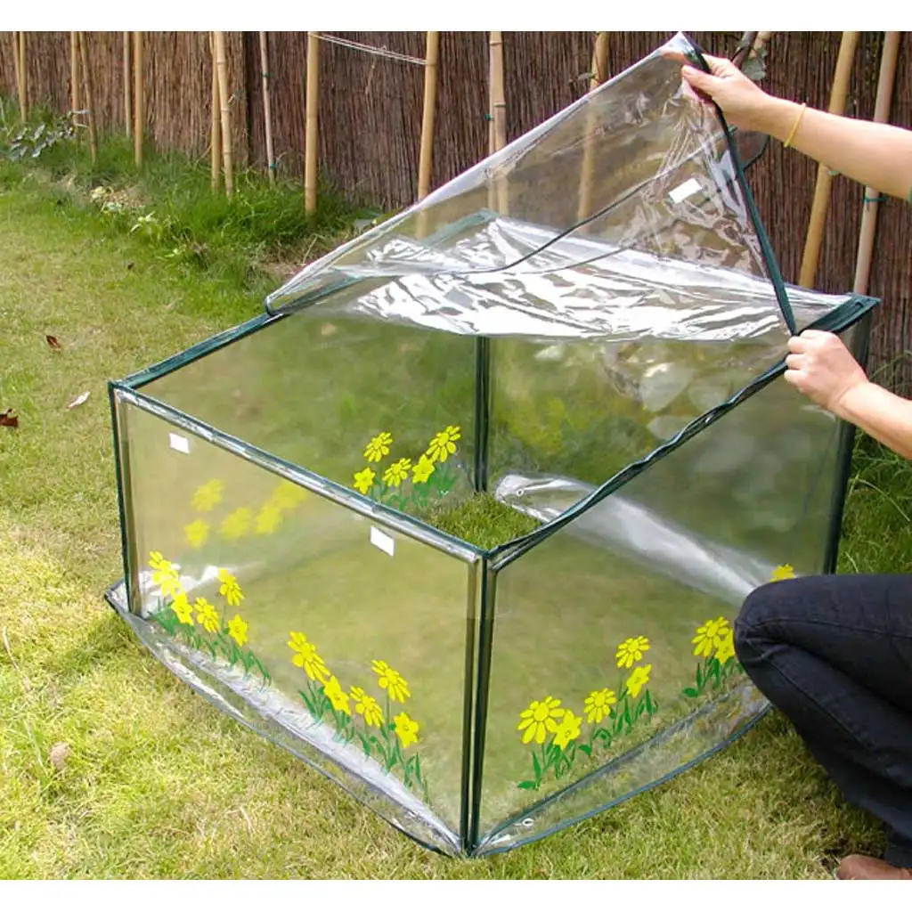 Small Flower Plant Greenhouse Pop Up Tent For Plants Growth Pvc Mini Green House Outdoor