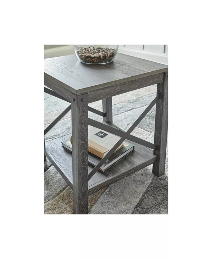 Signature Design By Ashley Freedan Square End Table