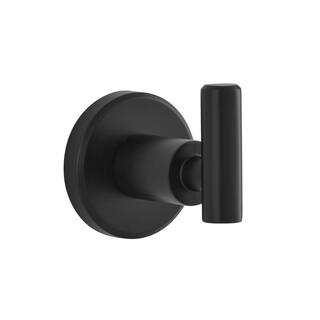 Glacier Bay Menlo Single Robe Hook in Matte Black 20075-0310H