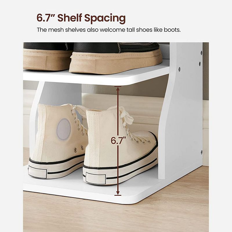 6-Tier Slim Corner Shoe Storage Rack