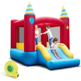 Costway Inflatable Bounce House Kids Jumping Bouncer Indoor Outdoor with 480-Watt Blower NP10708US