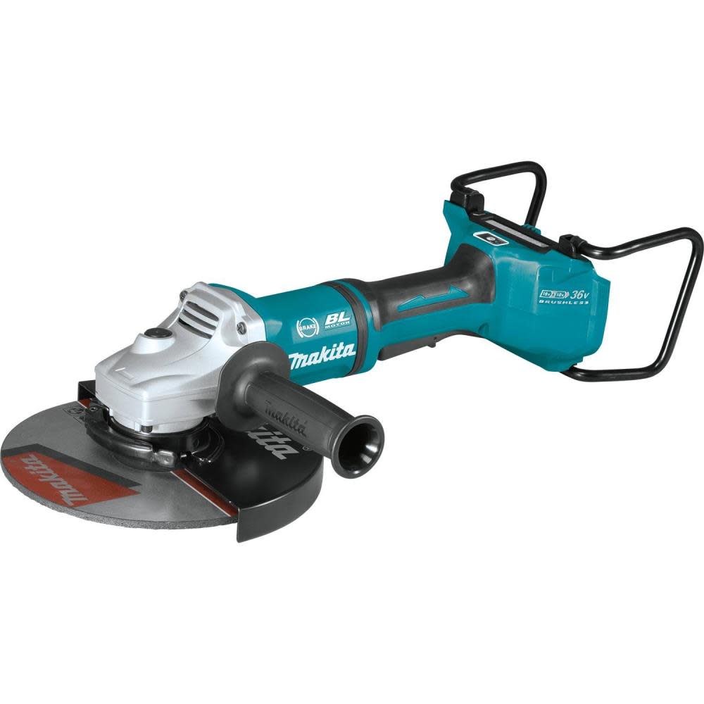 18V X2 LXT® Lithium-Ion (36V) Brushless Cordless 9 Paddle Switch Cut-Off/Angle Grinder， with Electric Brake and AWS™， Tool Only