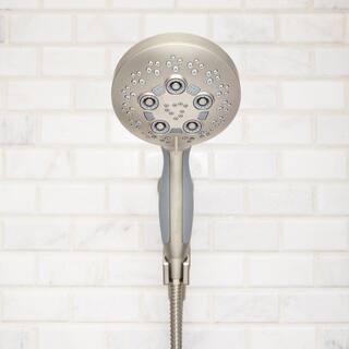 Speakman Rio 5-Spray Patterns with 1.75 GPM 4.5 in. Wall Mount Handheld Shower Head in Brushed Nickel VS-1240-BN-E175