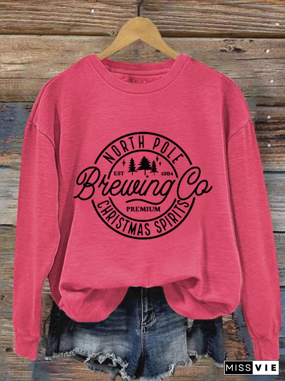 Women's North Pole Brewing Co Printed Sweatshirt