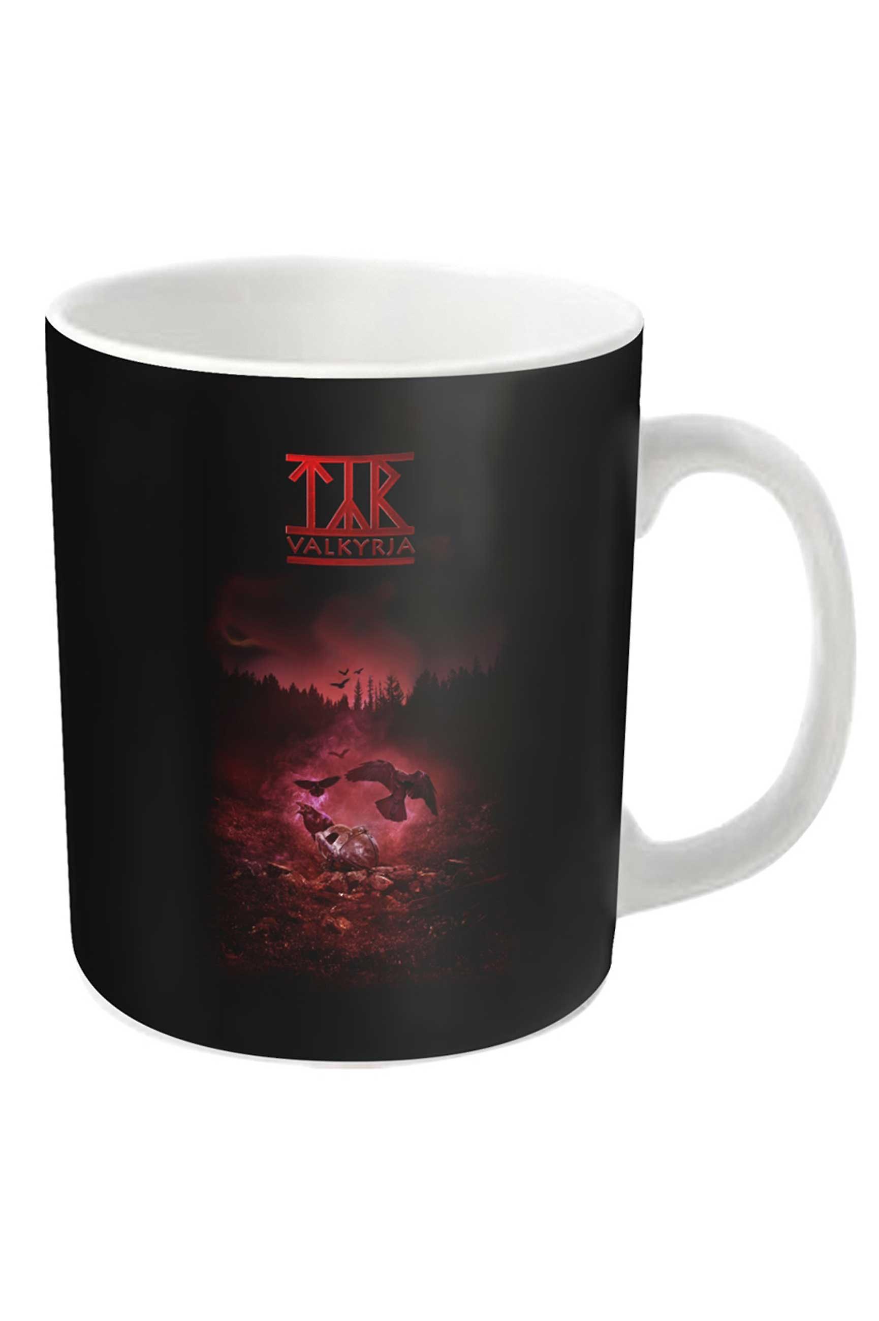 TYR Mug Valkyrja Band Logo new Official White Boxed