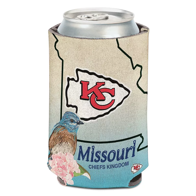 WinCraft Kansas City Chiefs 12oz. State Plate Can Cooler