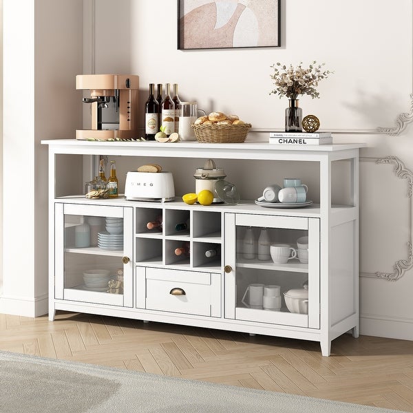 Modern Console Table With Multiple Small Storage Spaces