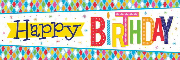 Creative Converting 340087 Bright Birthday Giant P...