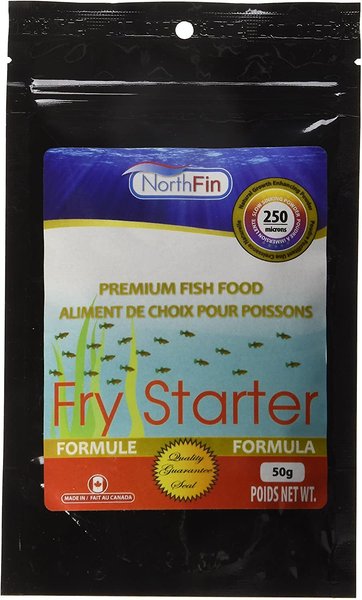 NorthFin Fry Starter Formula 250 Microns Slow Sinking Powder Fish Food