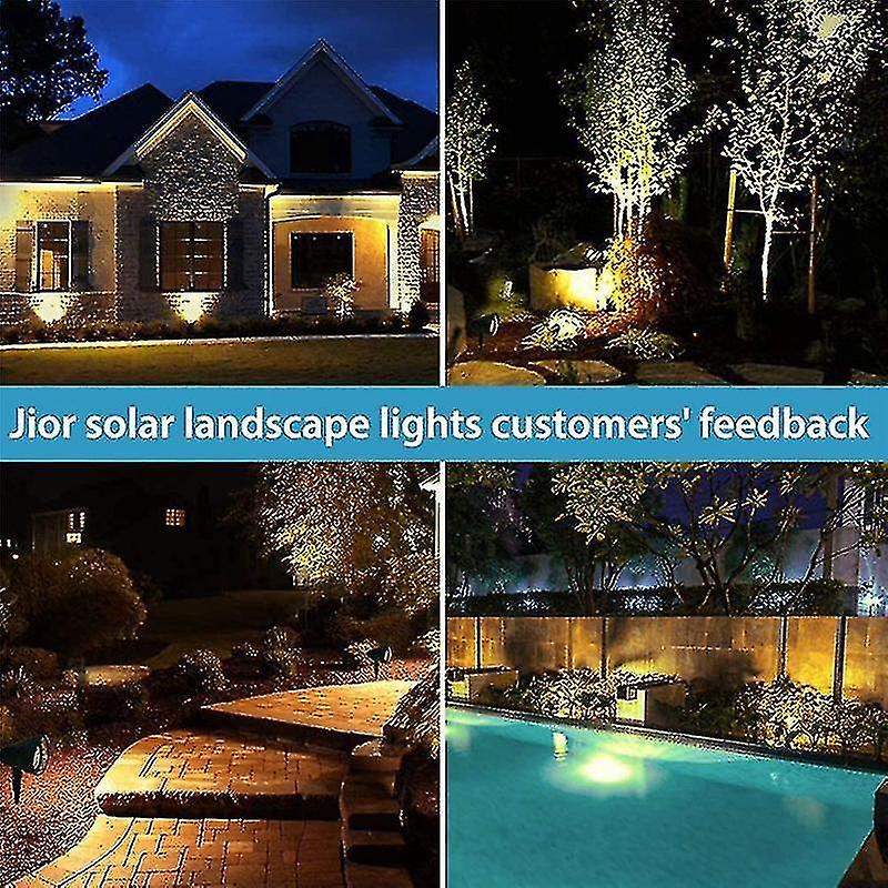 Led Solar Lawn Spotlight Ip65 Waterproof For Courtyard