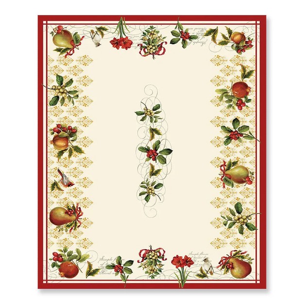 Laural Home Festive Opulence Rectangle Tablecloth