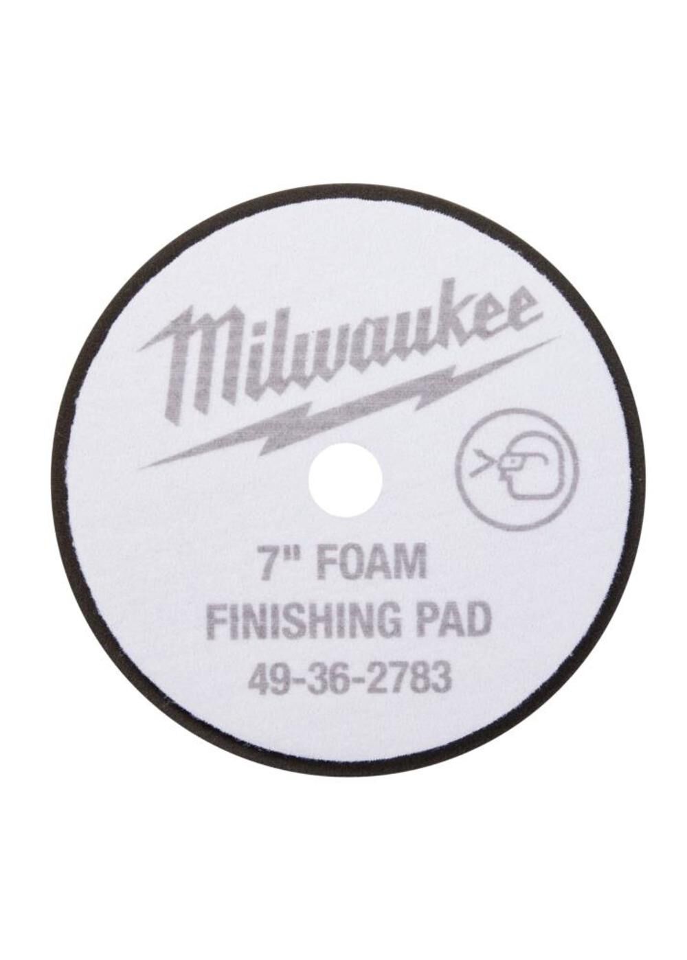 Milwaukee 7 in. Black Foam Finishing Pad 5PC 49-36-5783 from Milwaukee