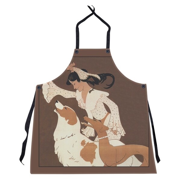 Vintage Dog Biscuit Poster Apron - 27 x 30