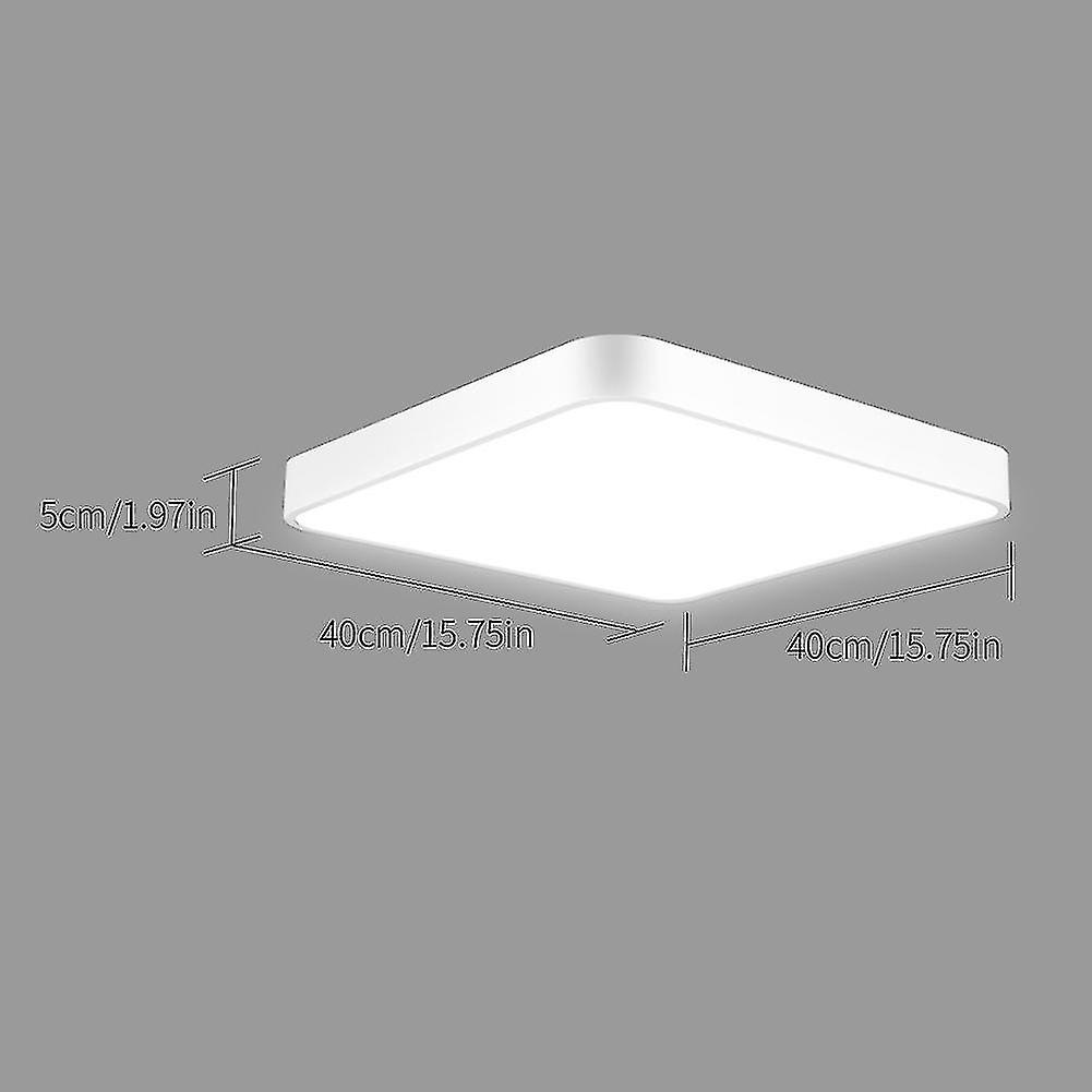 Ceiling Light 24w Ultra-thin Square Cold White 6500k