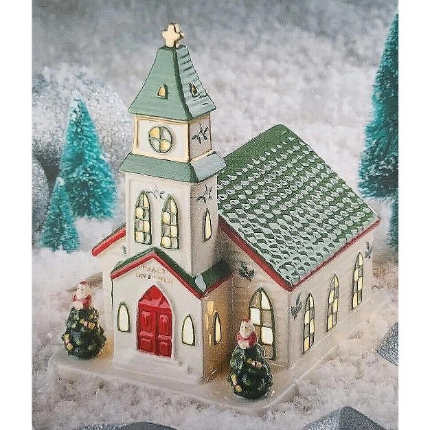 Spode Christmas Tree Led Village Church 5 75 X 5 X 6 5 Inch