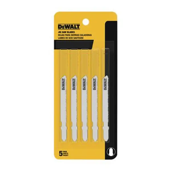 DEWALT 5-Piece 3 T-Shank Cobalt Steel Jig Saw Blade