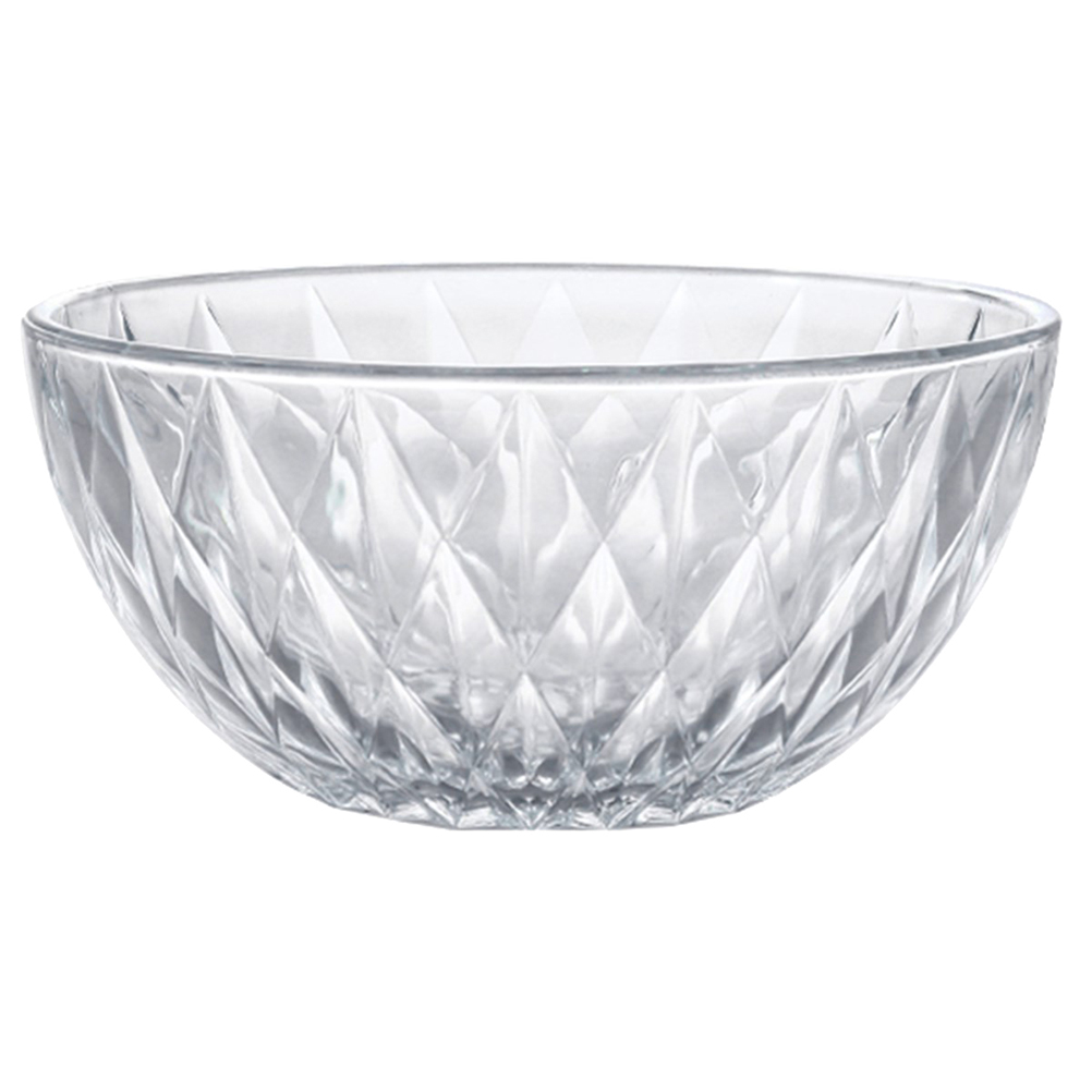 Homemaxs Bowl Glass Bowls Soup Fruit Serving Prep Cereal Bowl Crystal Punch Salad Large Noodle Dinnerwear Acrylic Centerpiece