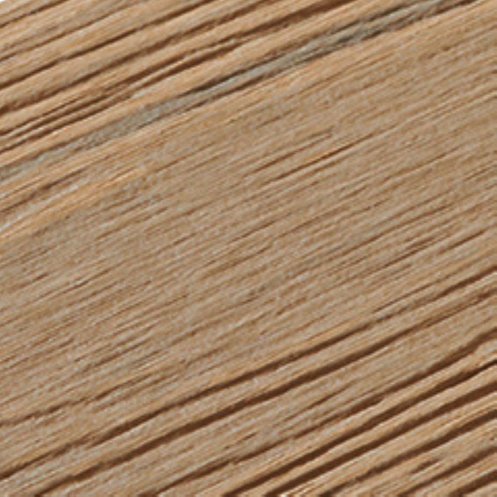 FORTRESS Apex 5.5 in. x 6 in. x 1 in. Grooved Himalayan Cedar Brown PVC Deck Board Sample 195106124