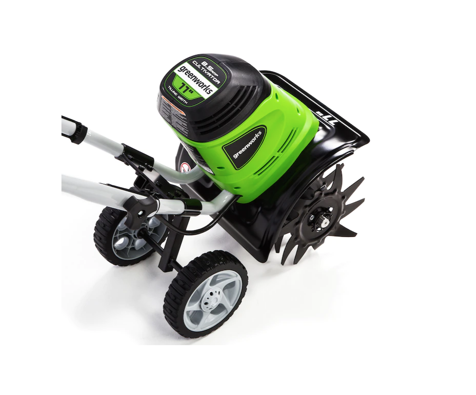 Greenworks TL08B00 8.5-Amp 11-in Forward-rotating Corded Electric Cultivator