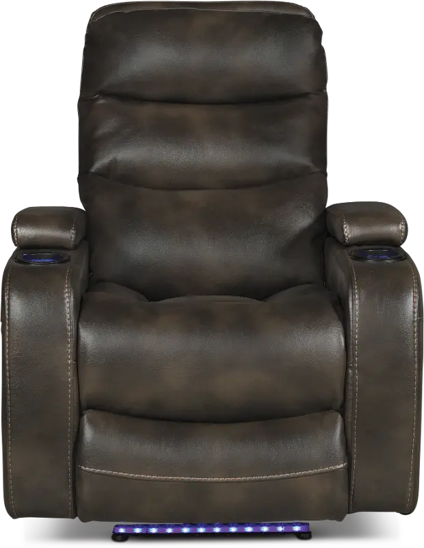 Cinema Brown Power Home Theater Recliner