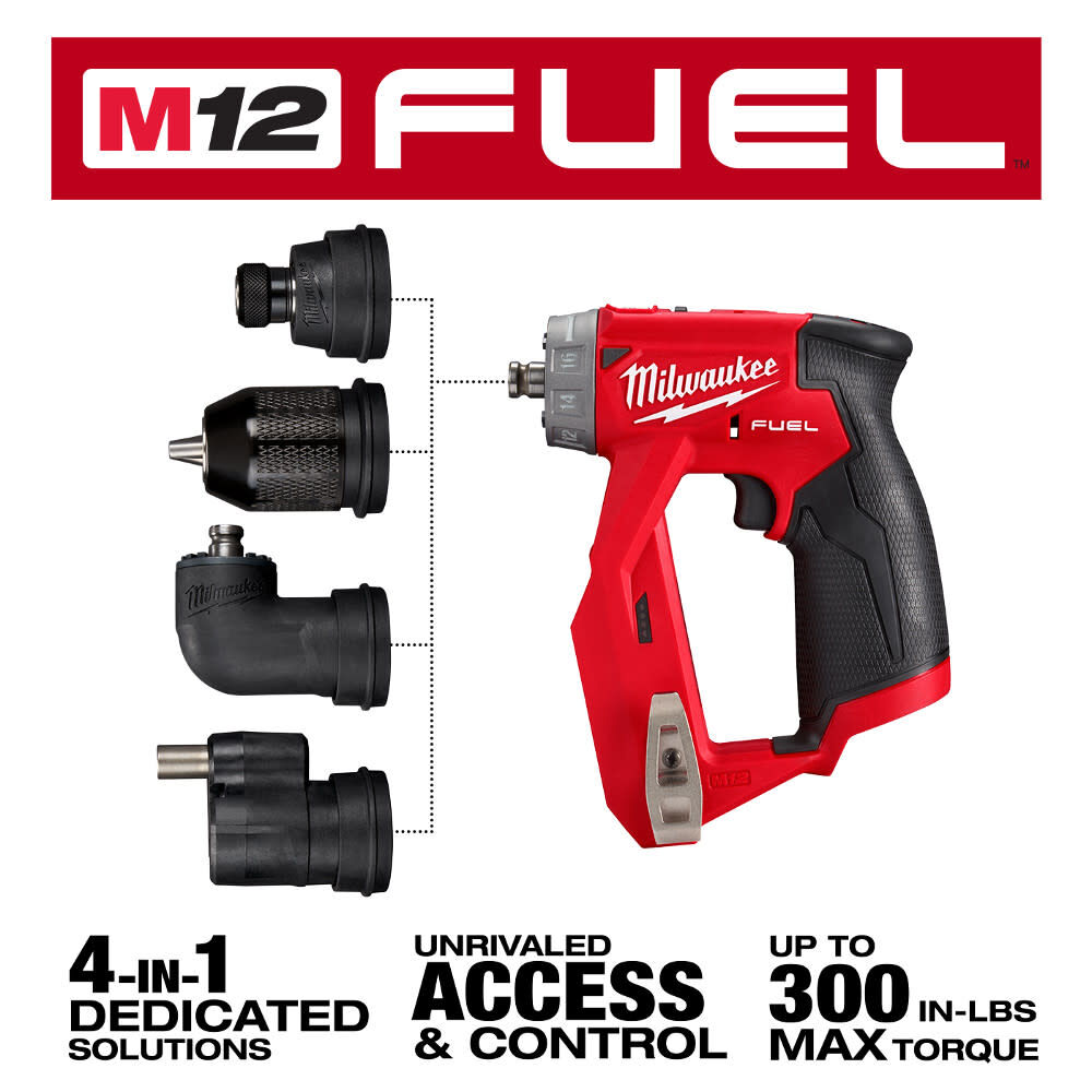 MW M12 FUEL Installation Drill/Driver Kit and Multi Tool Bundle 2505-22-2426-20 from MW