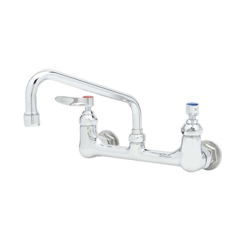 TandS B-2414 Wall-Mounted Faucet with 8