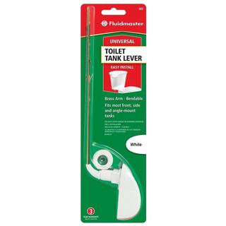 Fluidmaster Universal Curved Toilet Tank Lever in White 683