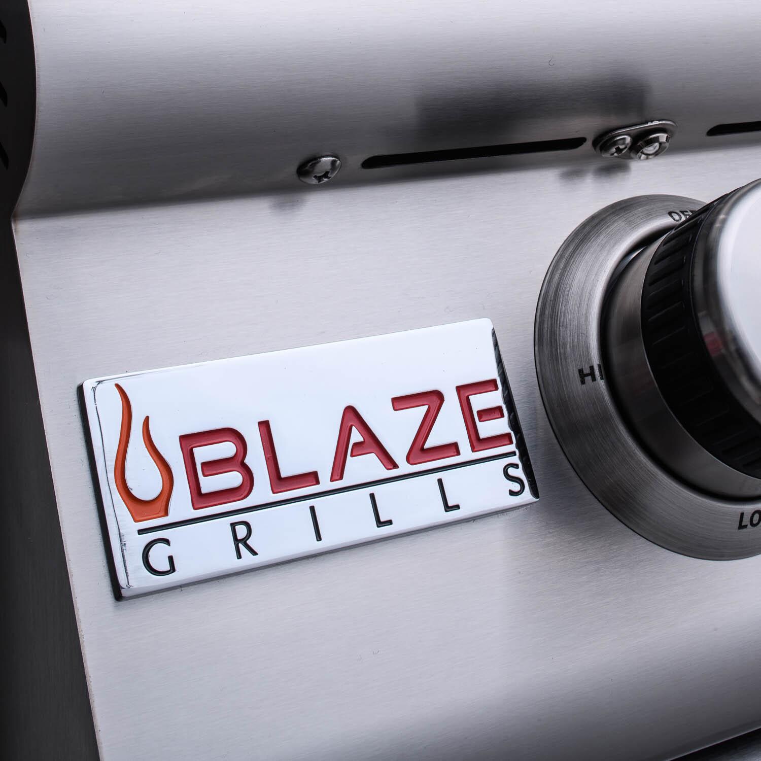 Blaze Premium LTE Marine Grade 32-Inch 4-Burner Propane Grill w/ Rear Infrared Burner and Grill Lights