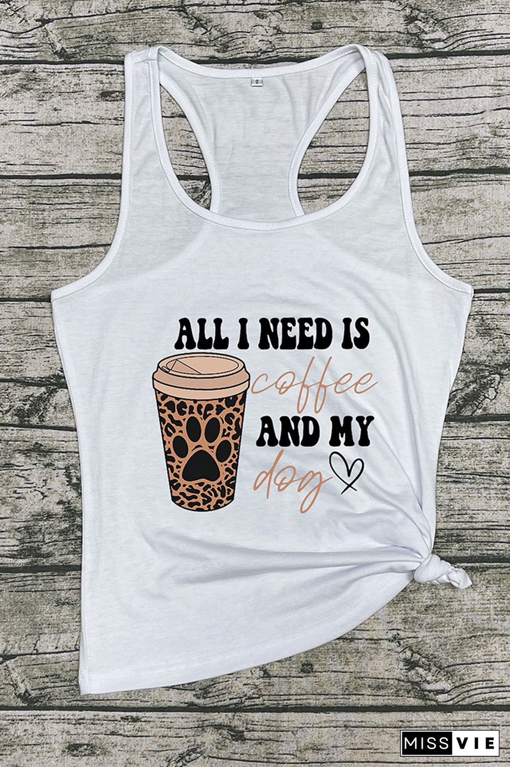 Coffee and my dog Tank Top