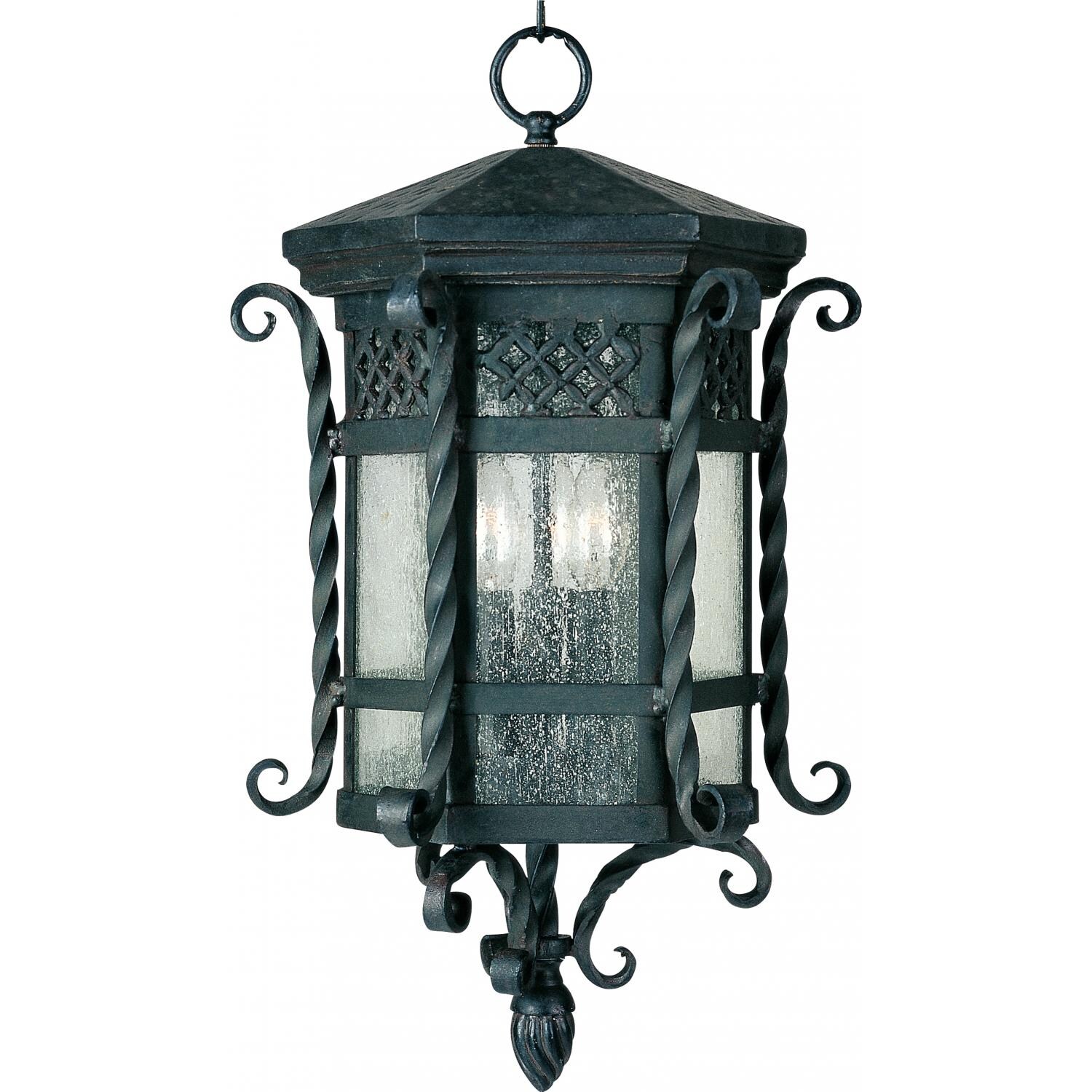 Maxim Scottsdale Three Light 21-Inch Outdoor Hanging Lantern