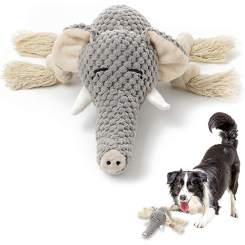 Squeaky elephant dog chew toys