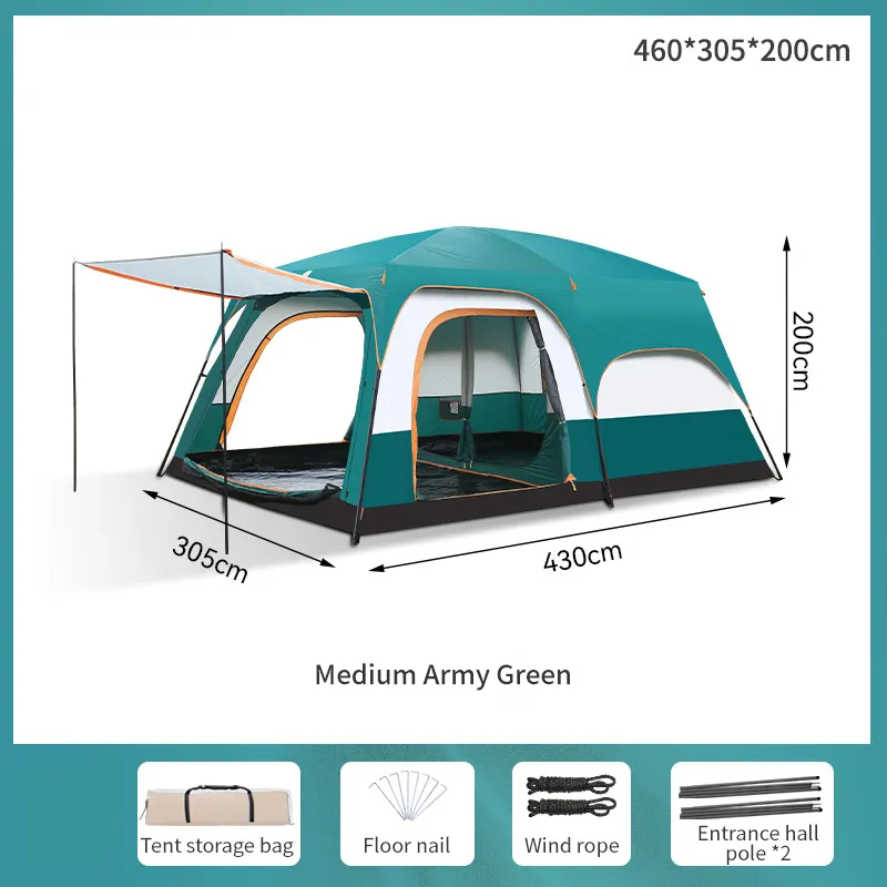 outdoor luxury tents waterproof camping supplies family portable tent platform  pop up camping tent camp gear outdoor