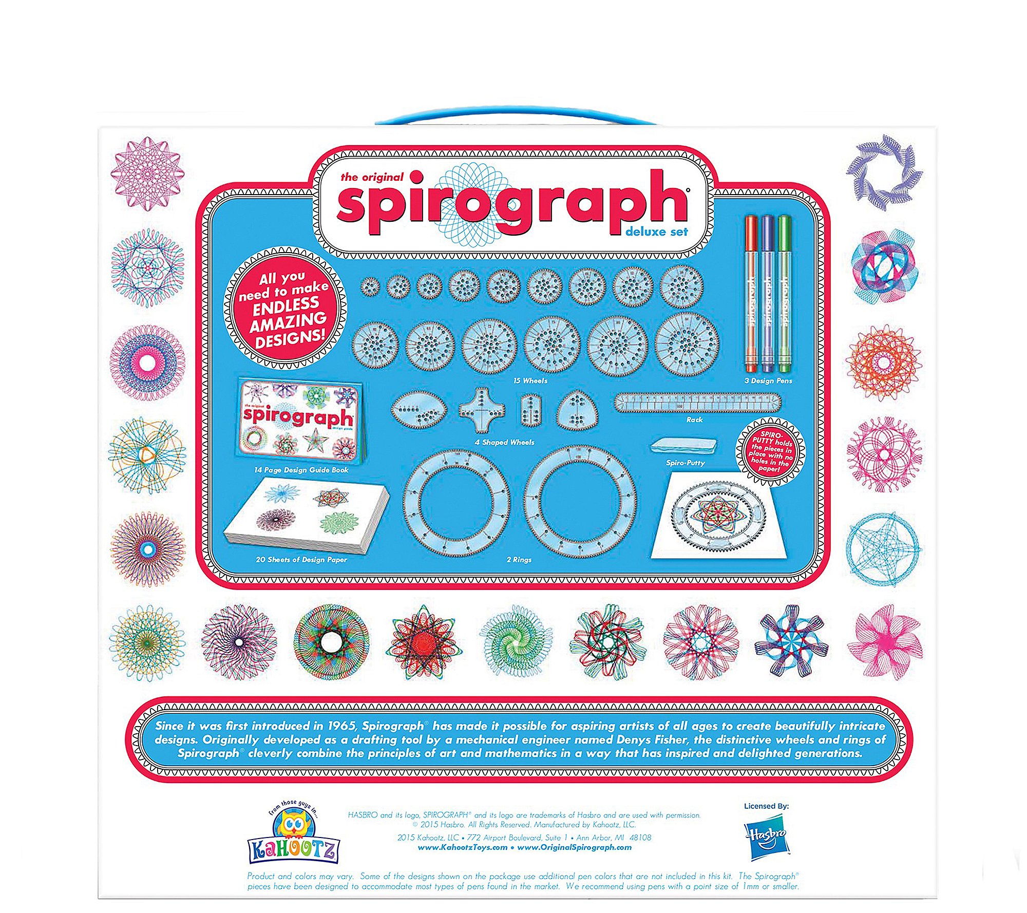 Kahootz Toys The Original Spirograph Deluxe Kit