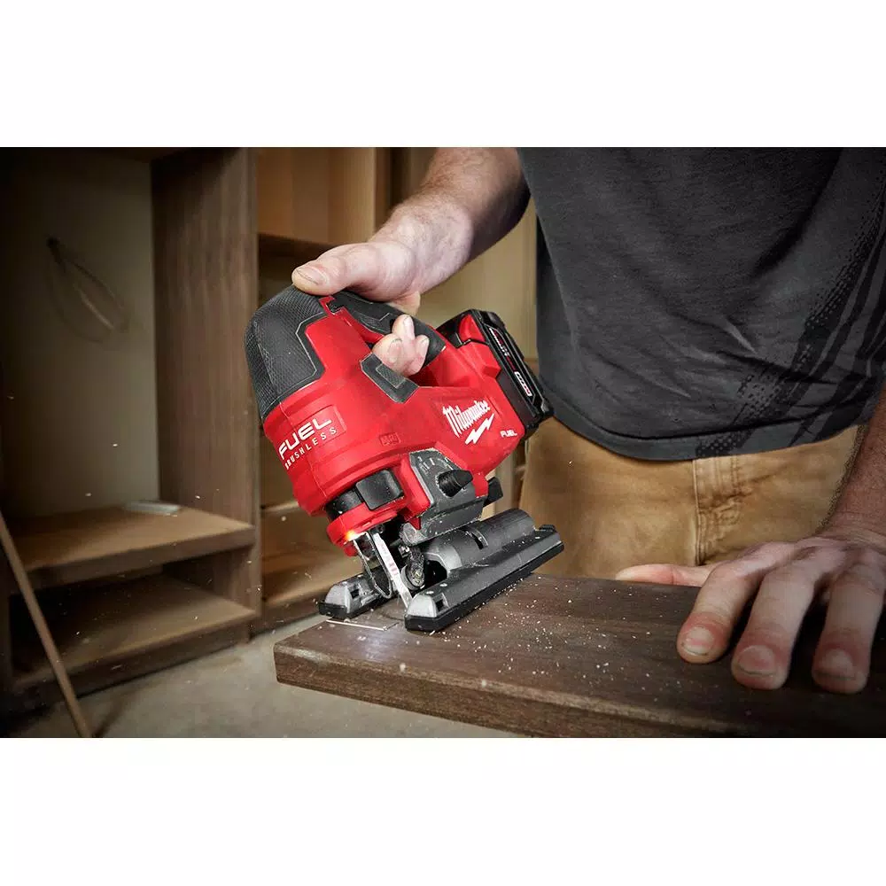 Milwaukee M18 FUEL 18-Volt Lithium-Ion Brushless Cordless Jig Saw (2-Tool) with (2) 6.0Ah Batteries and#8211; XDC Depot