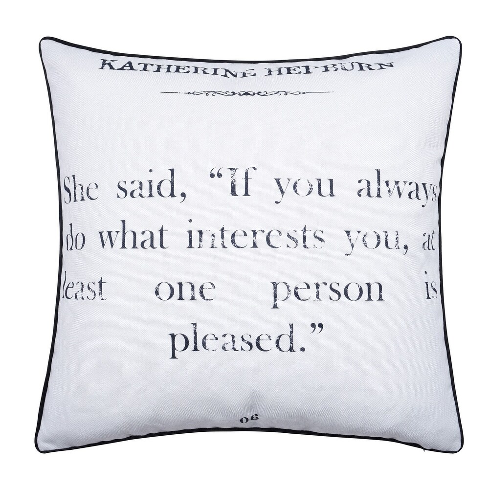 Dann Foley   Double Sided Quote Pillow