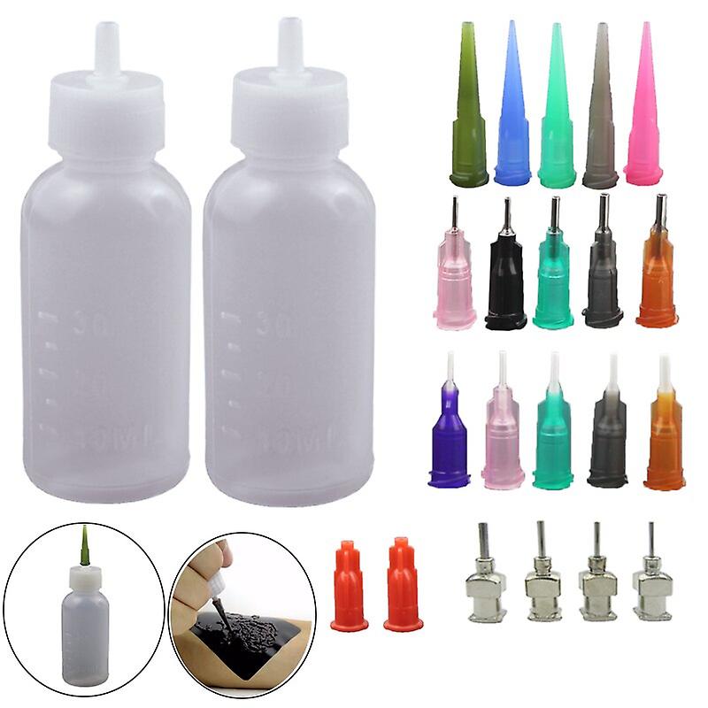 30ml Henna Bottles For Henna Paste Jugua Body Painting Applicator Bottle With Nozzle Sealing Cap For Tattoo Accessories